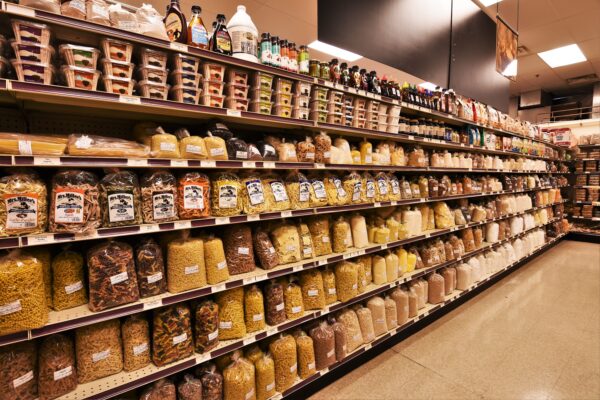 Wholesale fresh produce display